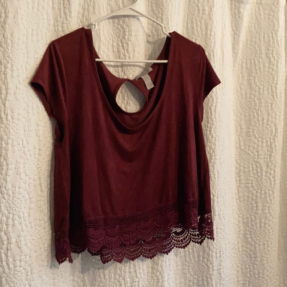 Suede flowy crop top!